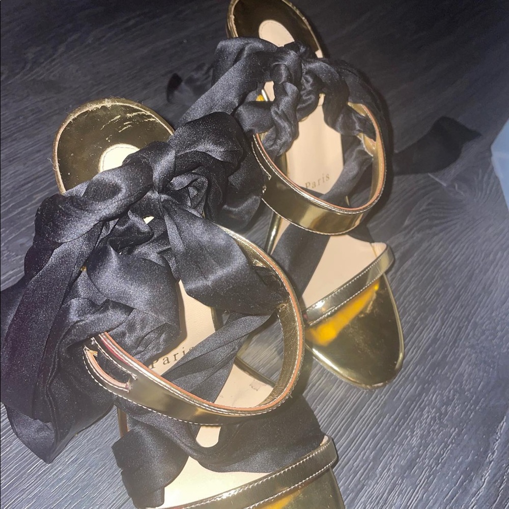 Christian Louboutin Tie Up Heels - Picture 11 of 11
